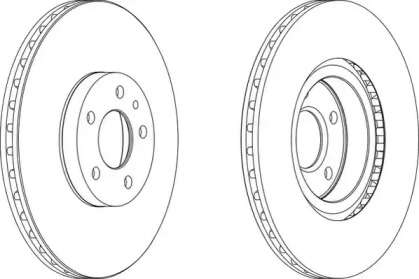 Тормозной диск (WAGNER: WGR0156-1)