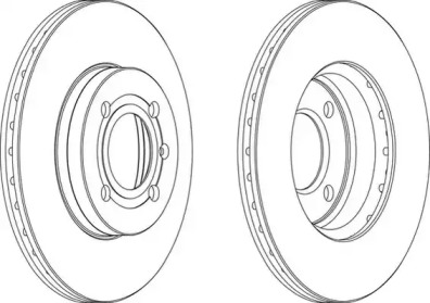 Тормозной диск (WAGNER: WGR0207-1)
