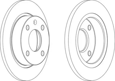Тормозной диск (WAGNER: WGR0208-1)