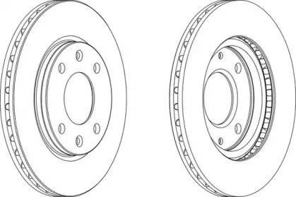 Тормозной диск (WAGNER: WGR0214-1)