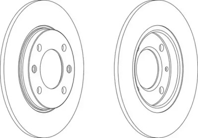 Тормозной диск (WAGNER: WGR0244-1)