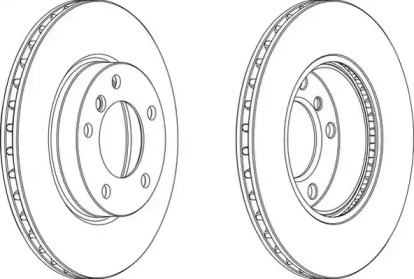Тормозной диск (WAGNER: WGR0258-1)