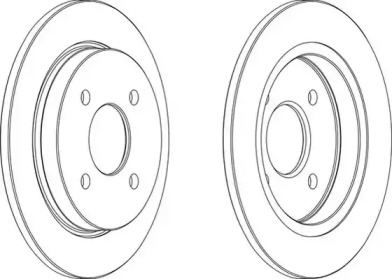 Тормозной диск (WAGNER: WGR0281-1)