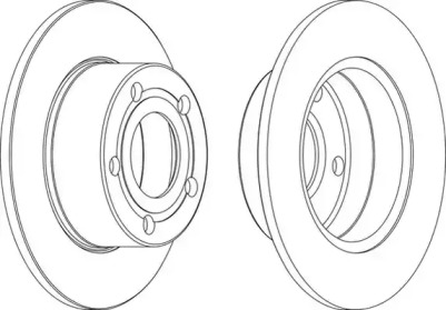 Тормозной диск (WAGNER: WGR0321-1)