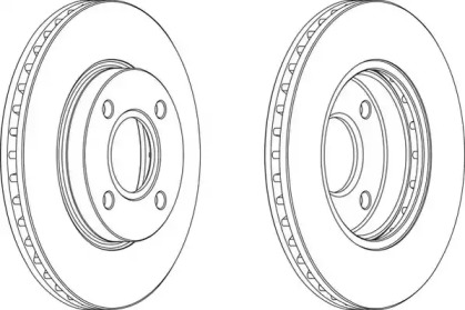 Тормозной диск (WAGNER: WGR0364-1)