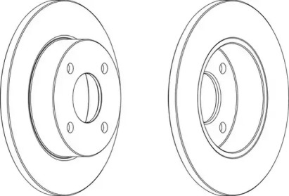 Тормозной диск (WAGNER: WGR0442-1)
