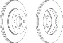 Тормозной диск (WAGNER: WGR0492-1)