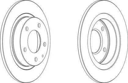Тормозной диск (WAGNER: WGR0524-1)