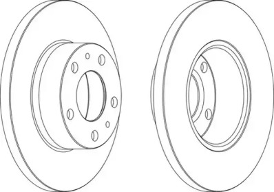 Тормозной диск (WAGNER: WGR0758-1)