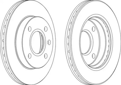 Тормозной диск (WAGNER: WGR0766-1)