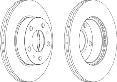Тормозной диск (WAGNER: WGR0768-1)