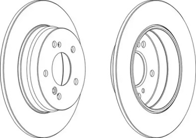 Тормозной диск (WAGNER: WGR0819-1)