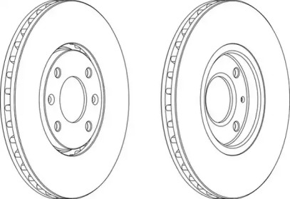 Тормозной диск (WAGNER: WGR0841-1)