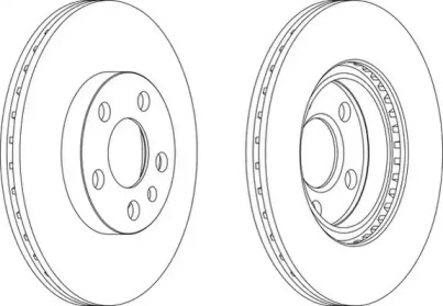 Тормозной диск (WAGNER: WGR0842-1)