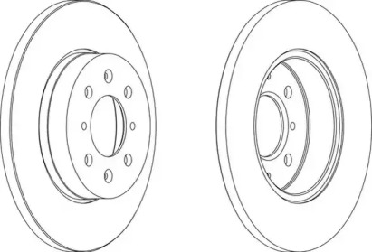 Тормозной диск (WAGNER: WGR0872-1)