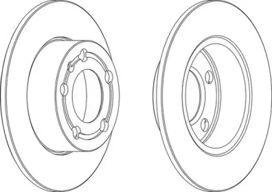 Тормозной диск (WAGNER: WGR0929-1)