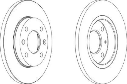 Тормозной диск (WAGNER: WGR0995-1)