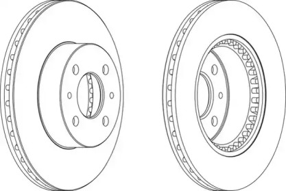 Тормозной диск (WAGNER: WGR1006-1)