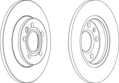 Тормозной диск (WAGNER: WGR1012-1)