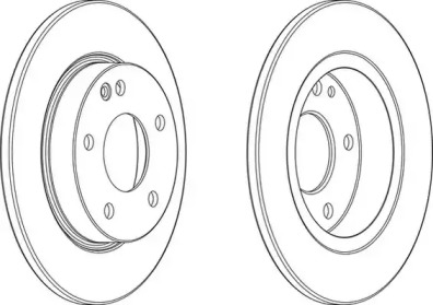 Тормозной диск (WAGNER: WGR1034-1)