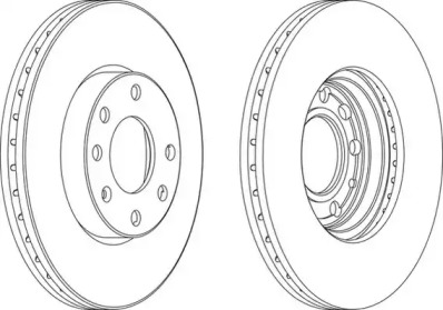 Тормозной диск (WAGNER: WGR1041-1)