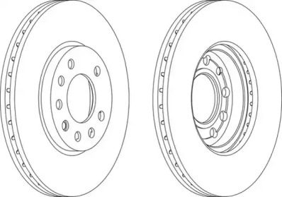 Тормозной диск (WAGNER: WGR1042-1)