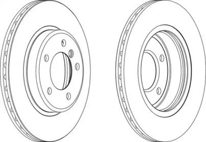 Тормозной диск (WAGNER: WGR1066-1)