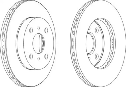 Тормозной диск (WAGNER: WGR1084-1)