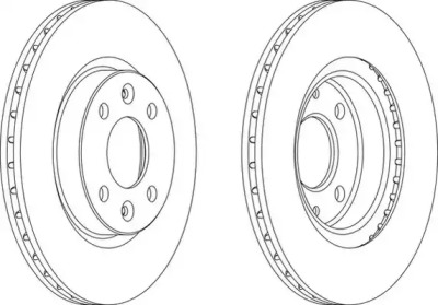 Тормозной диск (WAGNER: WGR1096-1)