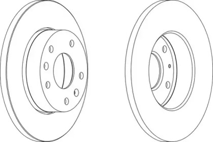 Тормозной диск (WAGNER: WGR1100-1)