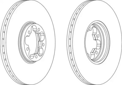 Тормозной диск (WAGNER: WGR1112-1)