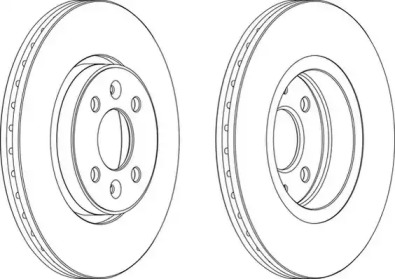 Тормозной диск (WAGNER: WGR1124-1)