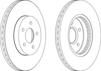 Тормозной диск (WAGNER: WGR1125-1)