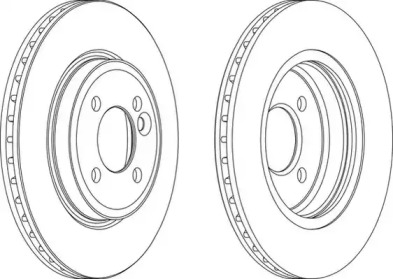 Тормозной диск (WAGNER: WGR1127-1)