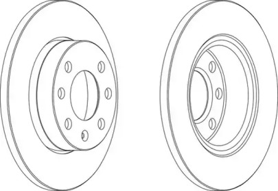 Тормозной диск (WAGNER: WGR1129-1)