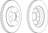 Тормозной диск (WAGNER: WGR1142-1)