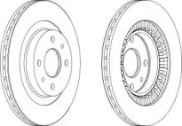 Тормозной диск (WAGNER: WGR1147-1)