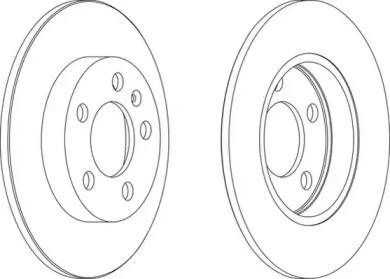 Тормозной диск (WAGNER: WGR1155-1)