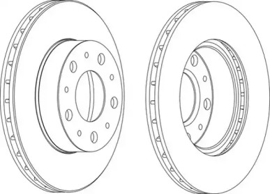 Тормозной диск (WAGNER: WGR1171-1)