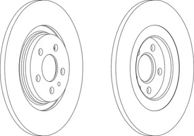 Тормозной диск (WAGNER: WGR1181-1)