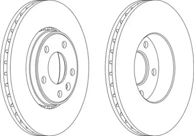 Тормозной диск (WAGNER: WGR1204-1)