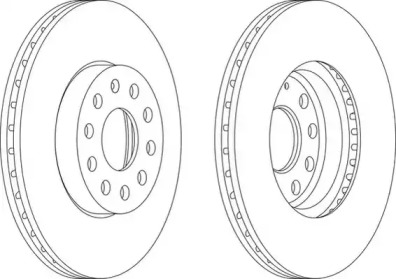 Тормозной диск (WAGNER: WGR1218-1)