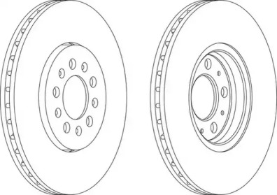 Тормозной диск (WAGNER: WGR1221-1)