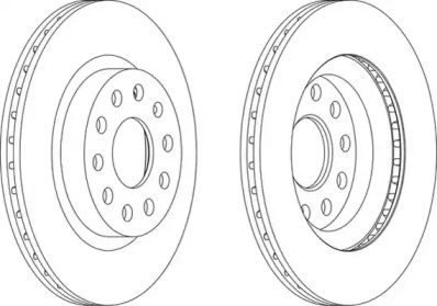 Тормозной диск (WAGNER: WGR1223-1)