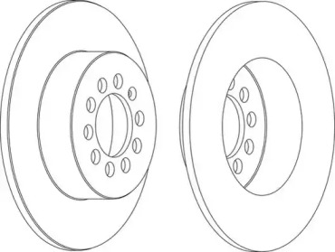 Тормозной диск (WAGNER: WGR1224-1)
