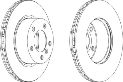 Тормозной диск (WAGNER: WGR1229-1)