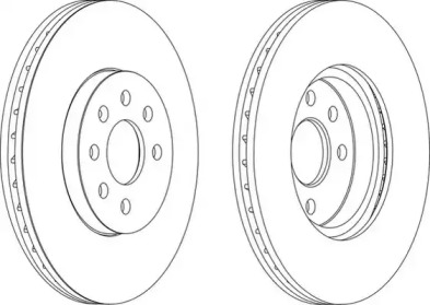 Тормозной диск (WAGNER: WGR1236-1)