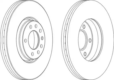 Тормозной диск (WAGNER: WGR1261-1)