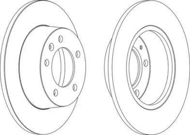 Тормозной диск (WAGNER: WGR1272-1)