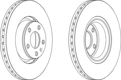 Тормозной диск (WAGNER: WGR1277-1)